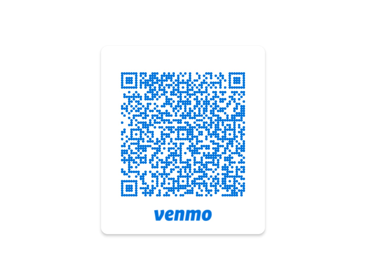 Dough Bombs Venmo QR code